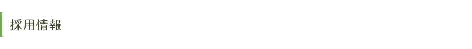 採用情報